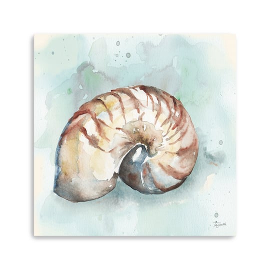Watercolor Shells II Canvas Giclee